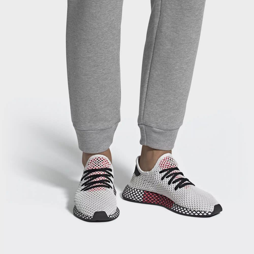 Adidas Deerupt Runner Tenis Blancos Para Hombre (MX-87214)